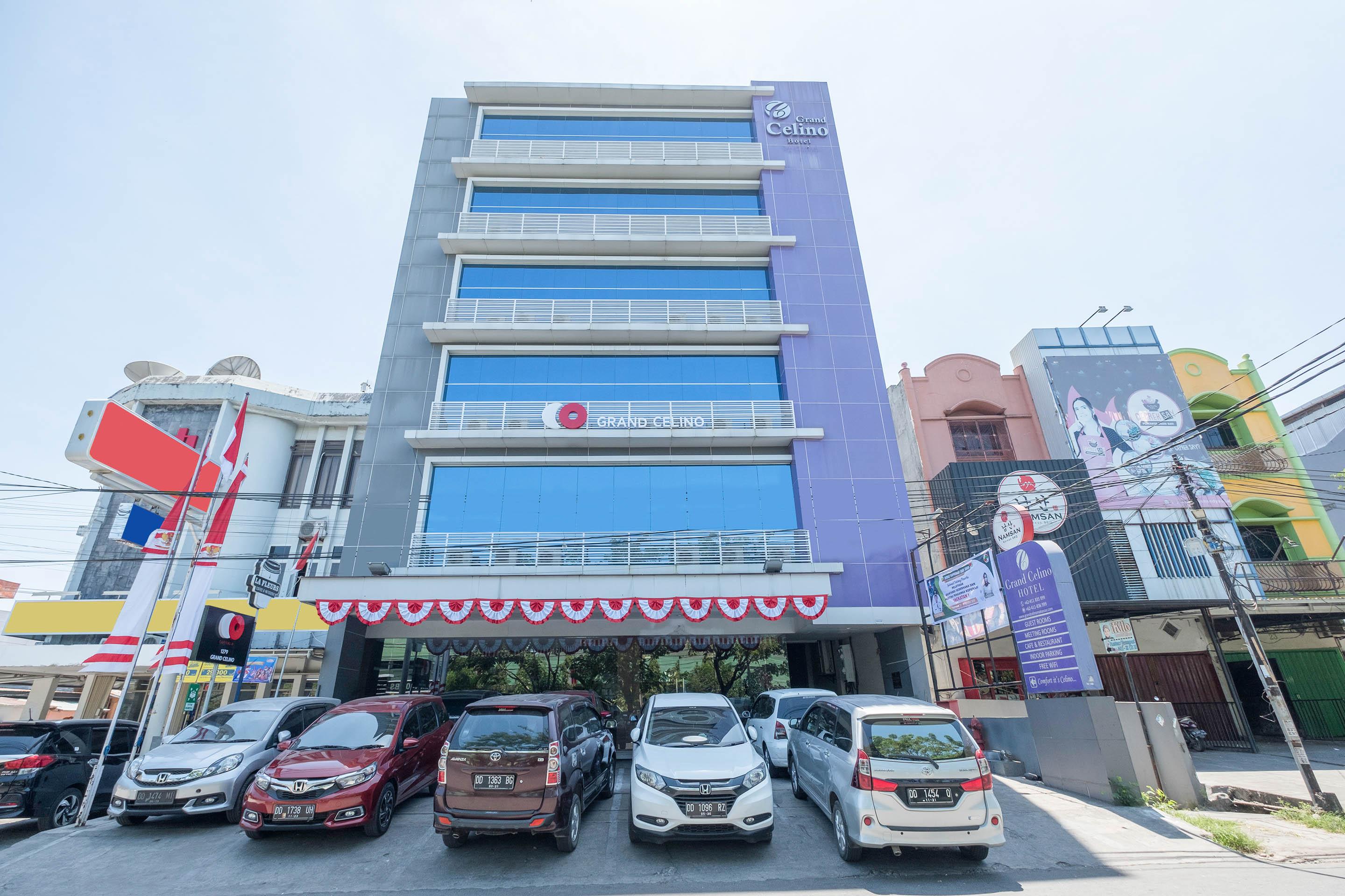 Collection O 1279 Hotel Grand Celino Makassar Exterior foto